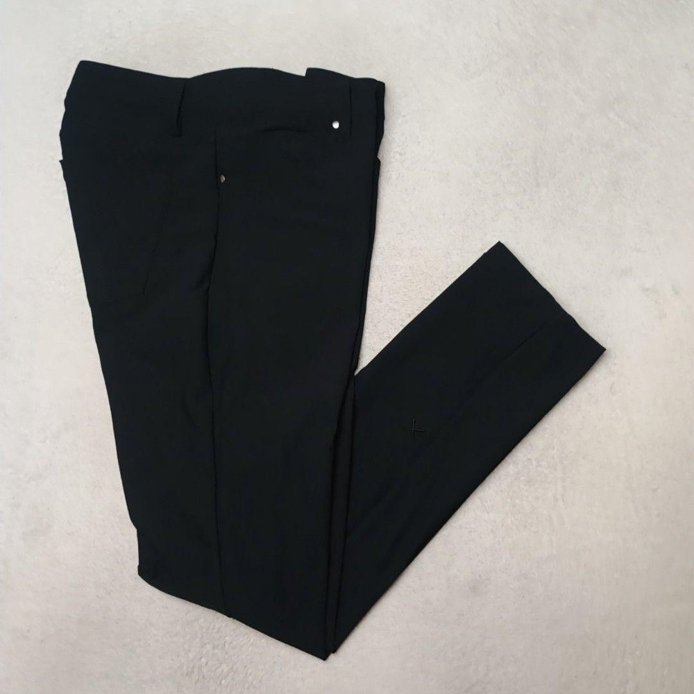 Cuts AO Pants Men 30x32 Black Dress Slim Tapered Stretch 5 Pocket Business Work